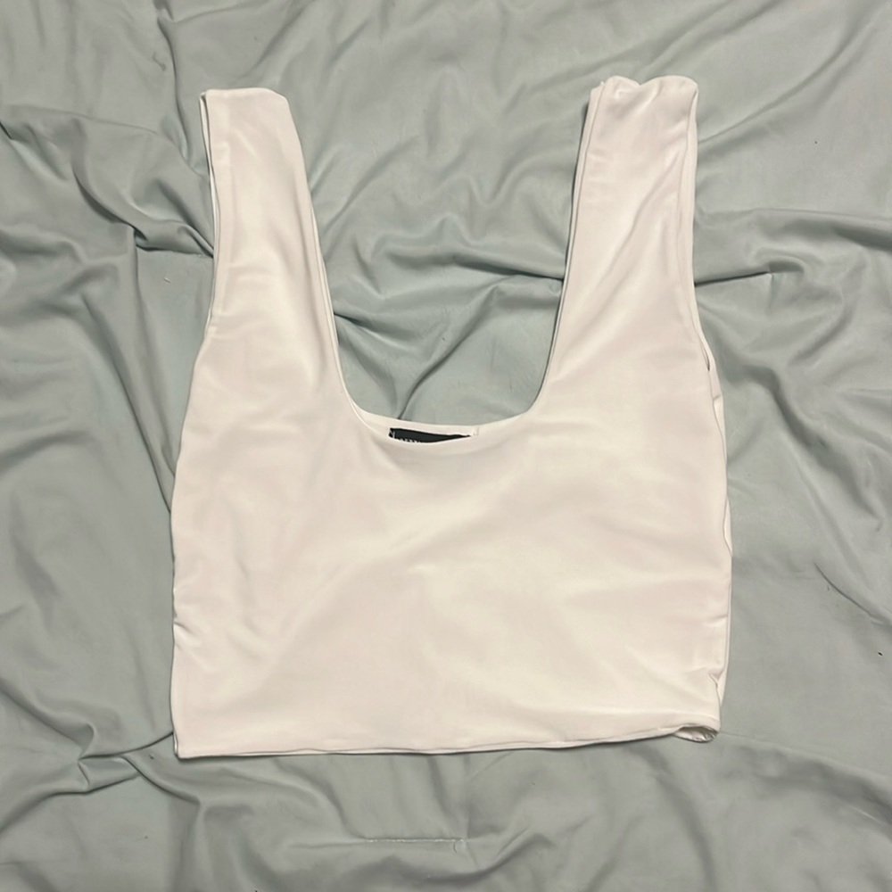 White tank top